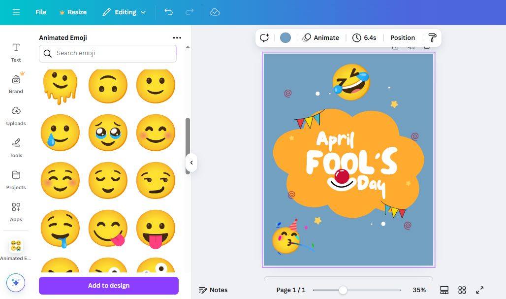 Animated Emoji